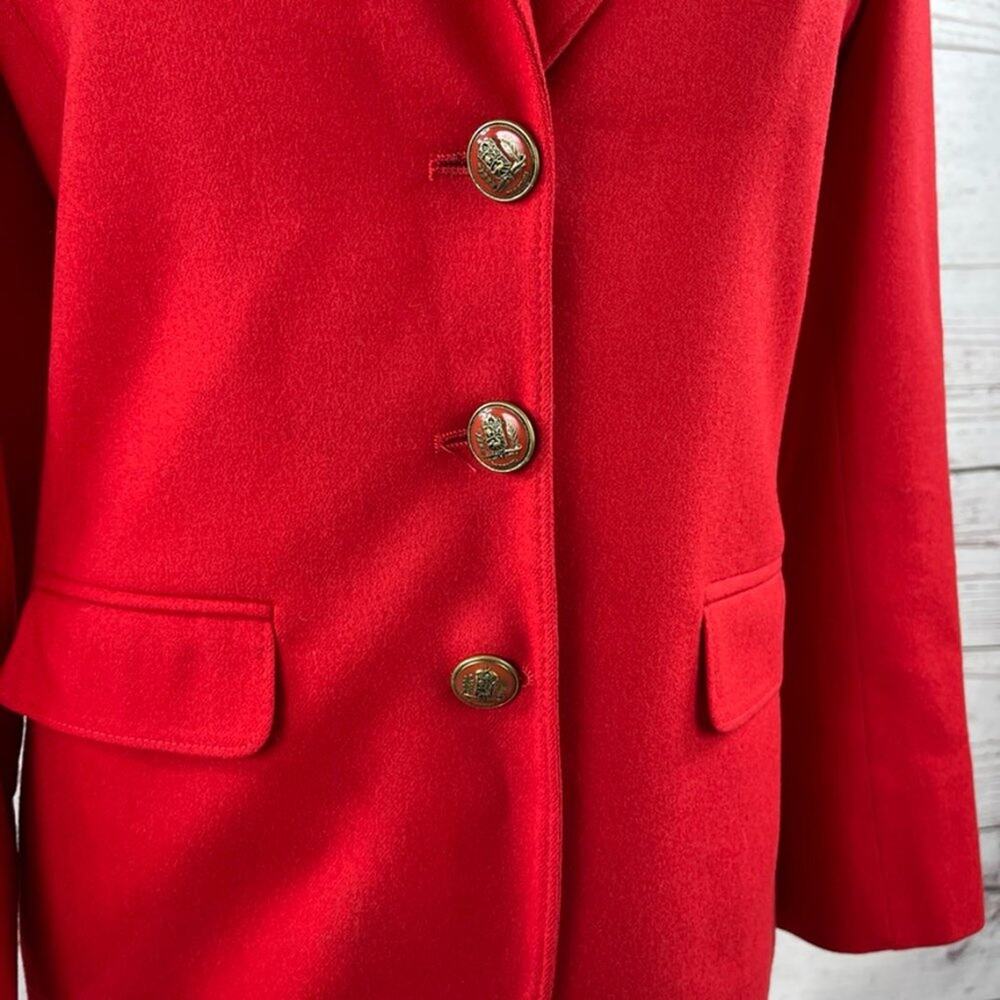 Pendleton Red Wool Jacket Petite - image 3
